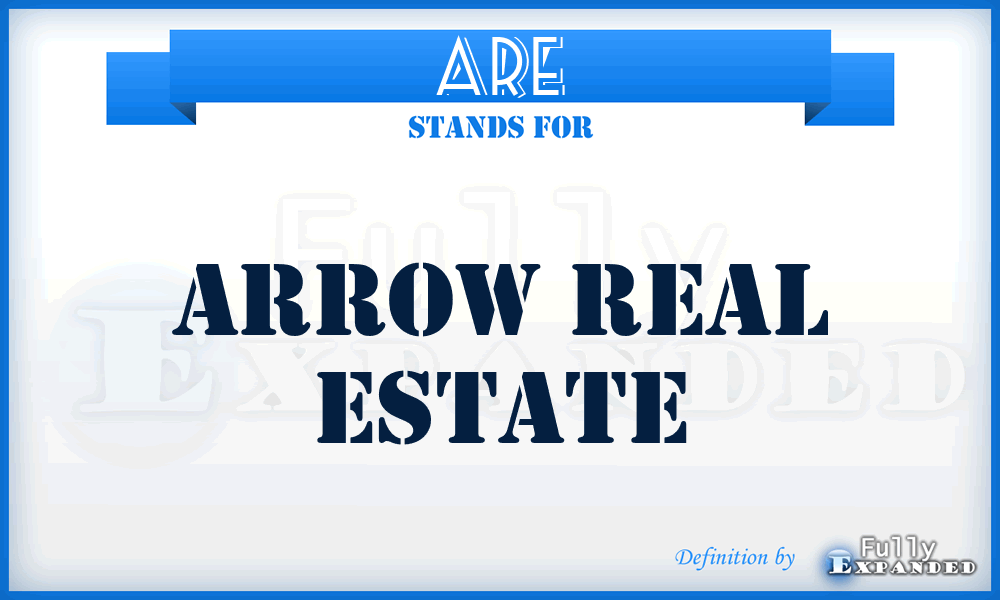 ARE - Arrow Real Estate