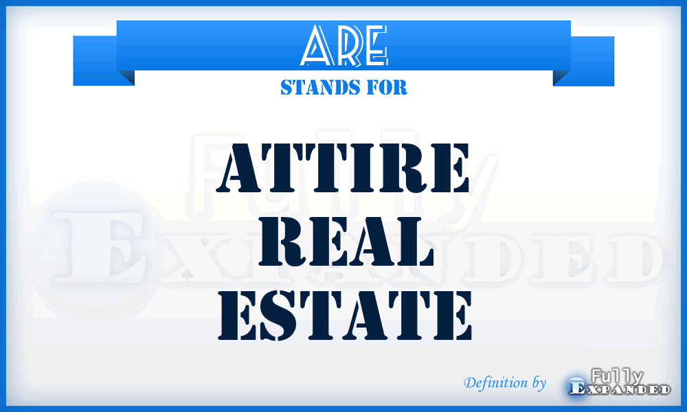 ARE - Attire Real Estate