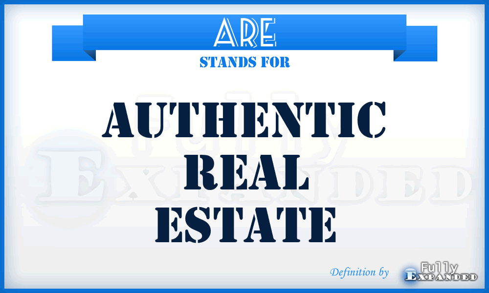 ARE - Authentic Real Estate