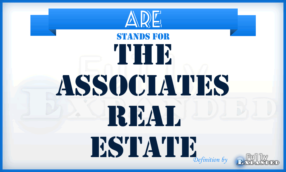 ARE - The Associates Real Estate