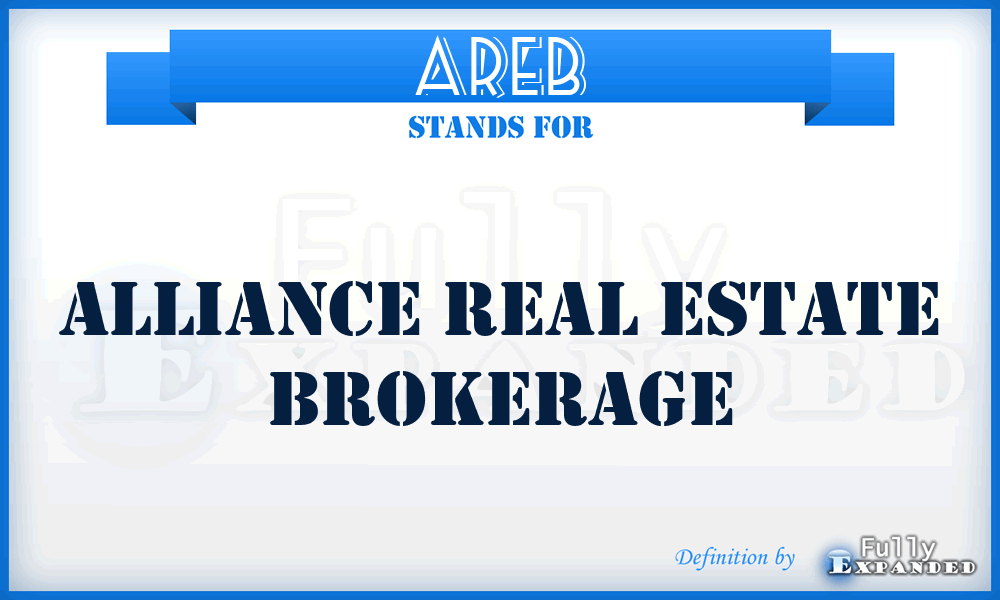 AREB - Alliance Real Estate Brokerage