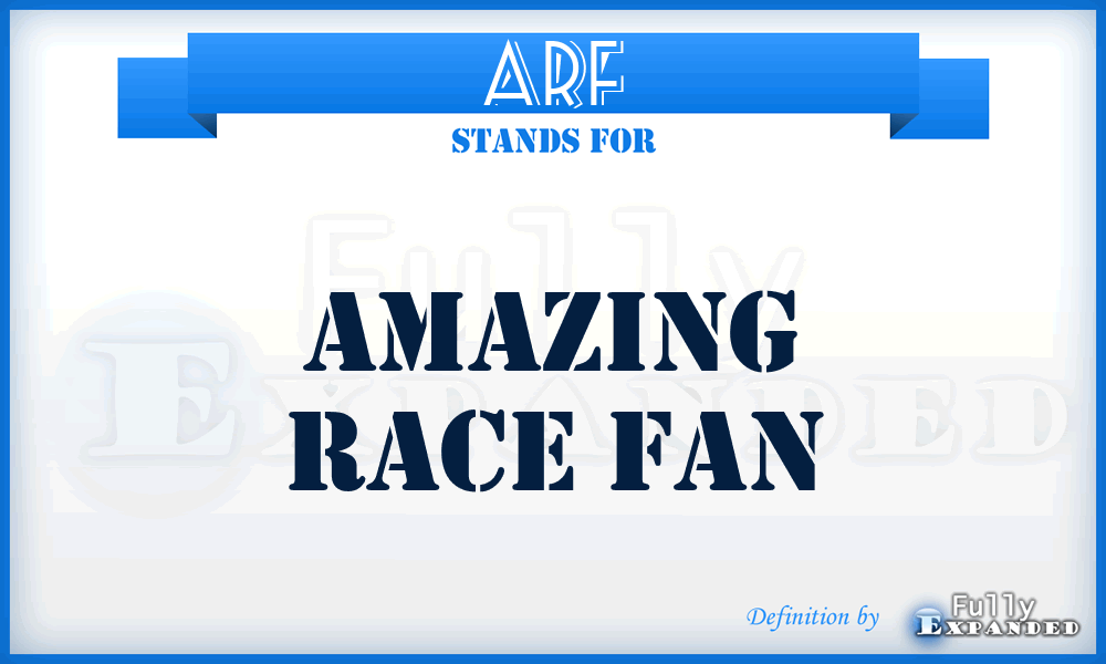 ARF - Amazing Race Fan
