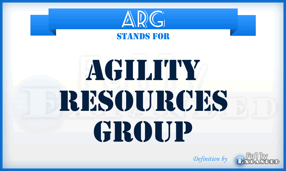 ARG - Agility Resources Group