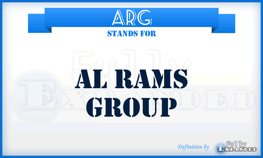 ARG - Al Rams Group