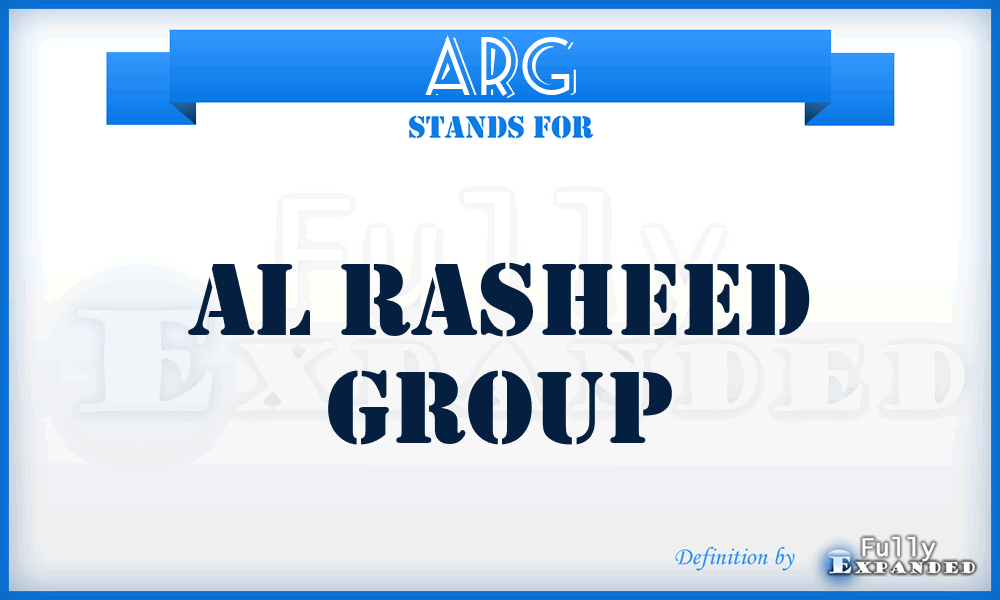 ARG - Al Rasheed Group