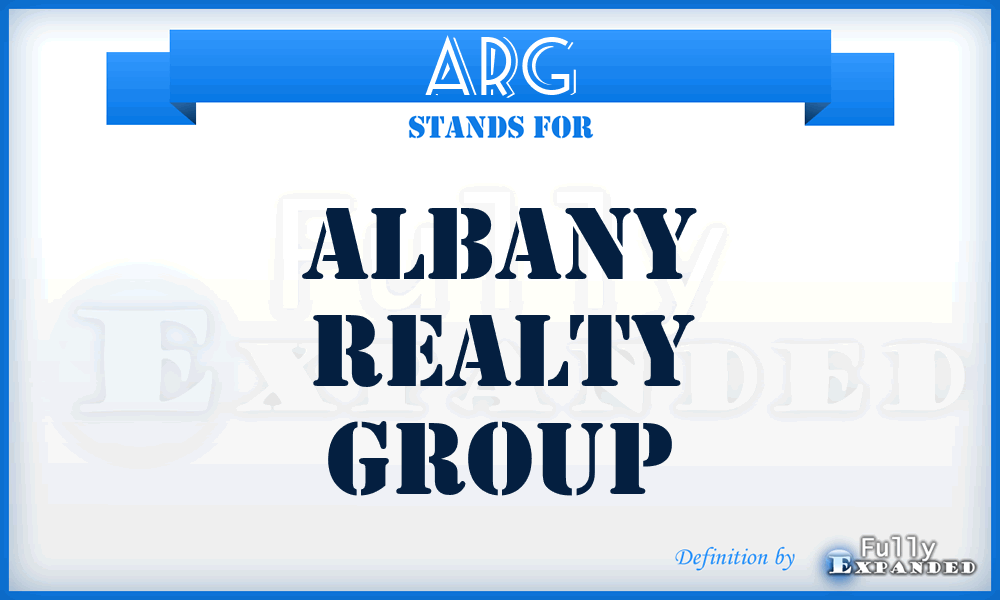 ARG - Albany Realty Group