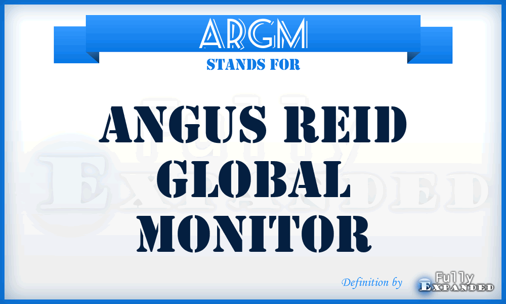 ARGM - Angus Reid Global Monitor
