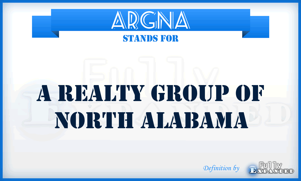 ARGNA - A Realty Group of North Alabama