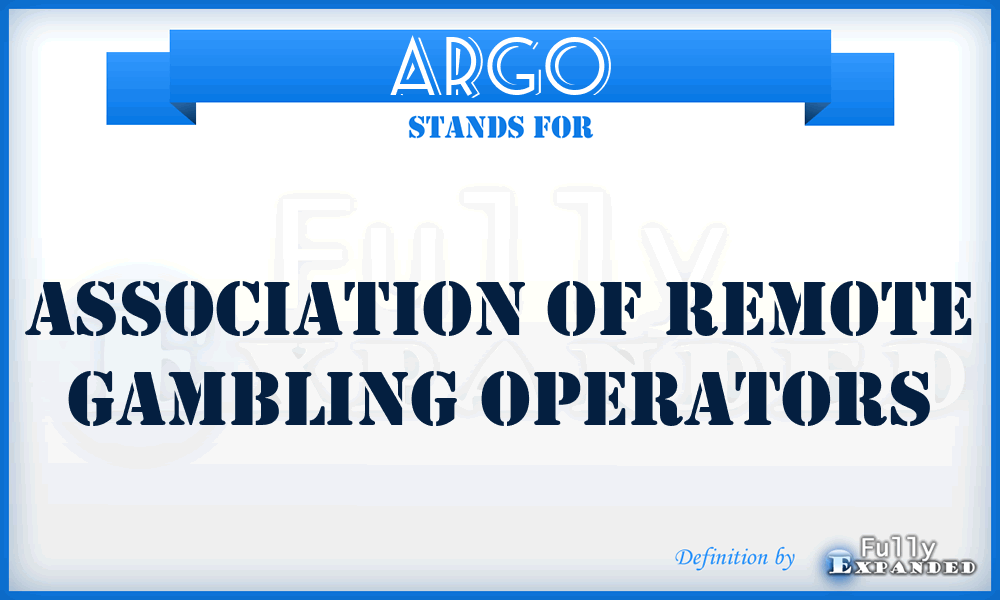 ARGO - Association of Remote Gambling Operators