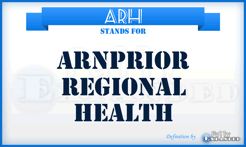 ARH - Arnprior Regional Health