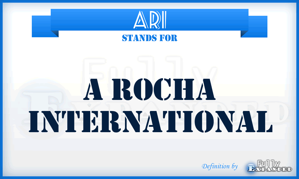 ARI - A Rocha International