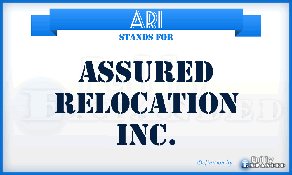 ARI - Assured Relocation Inc.