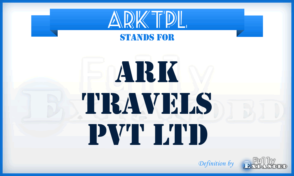 ARKTPL - ARK Travels Pvt Ltd