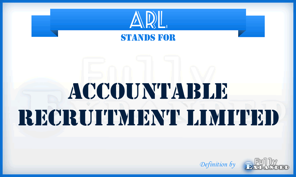 ARL - Accountable Recruitment Limited