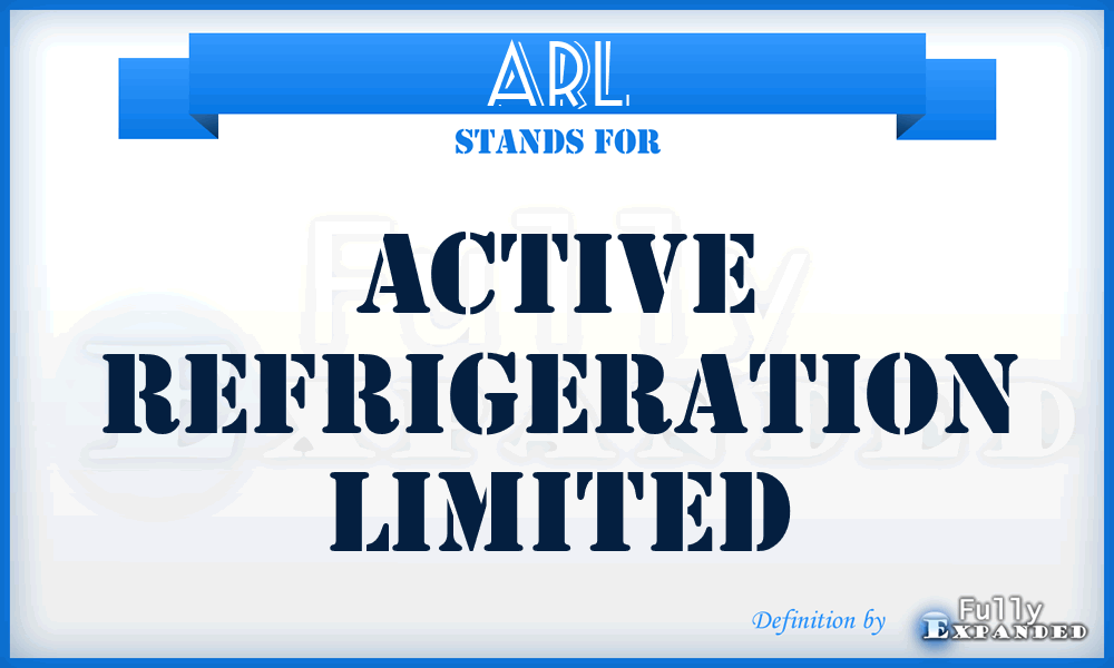 ARL - Active Refrigeration Limited
