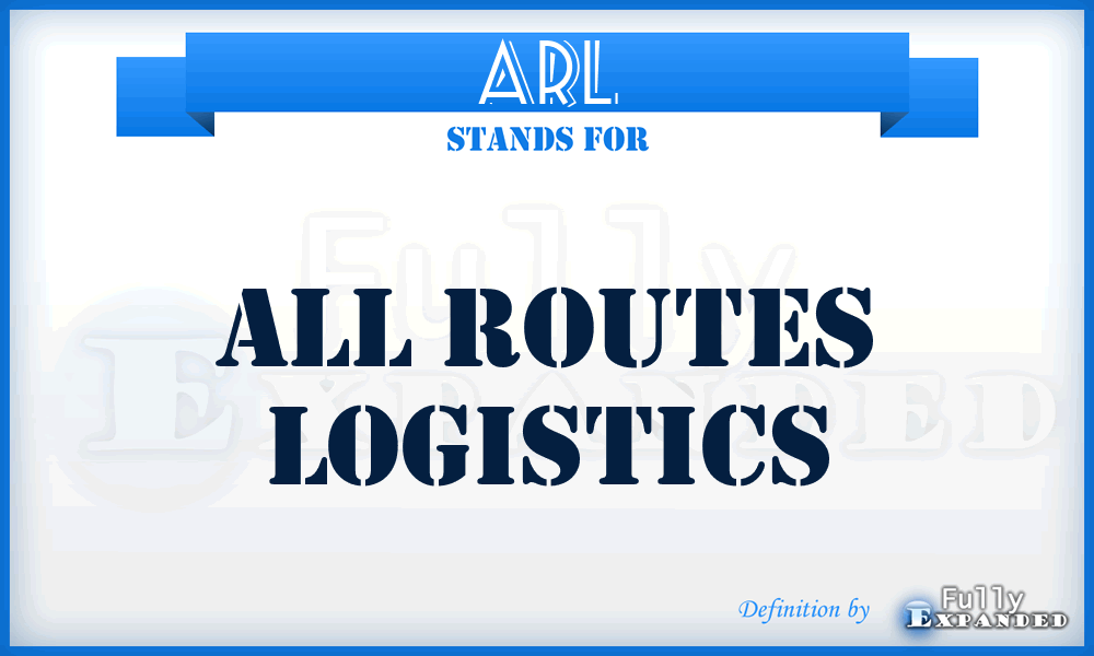 ARL - All Routes Logistics
