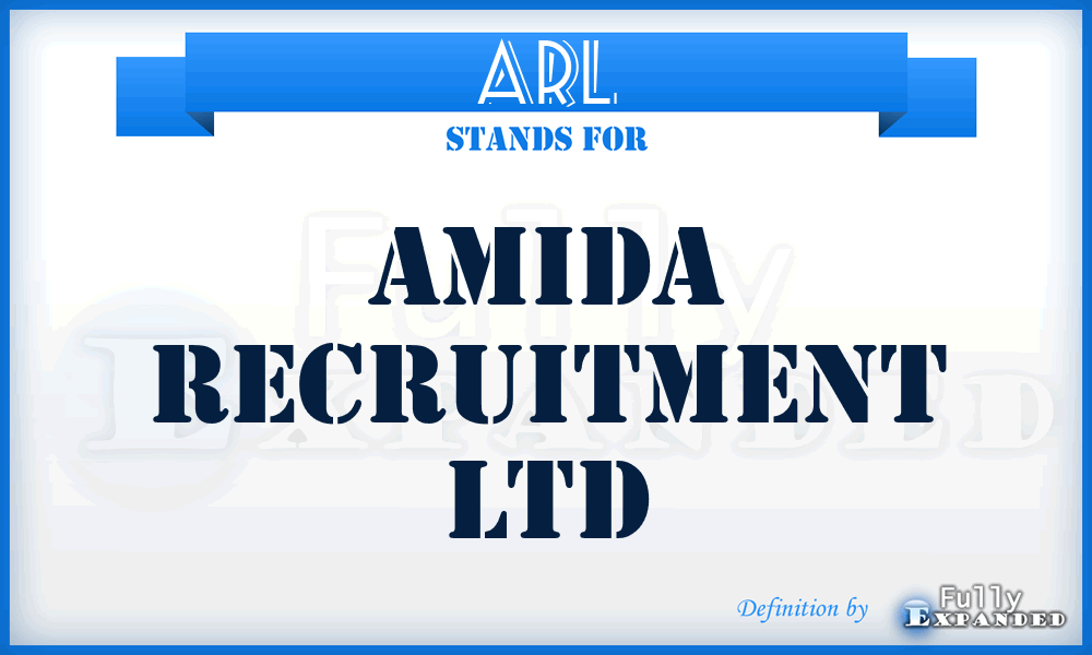 ARL - Amida Recruitment Ltd