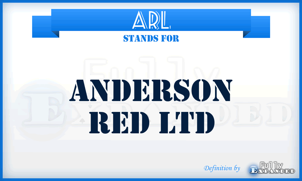 ARL - Anderson Red Ltd