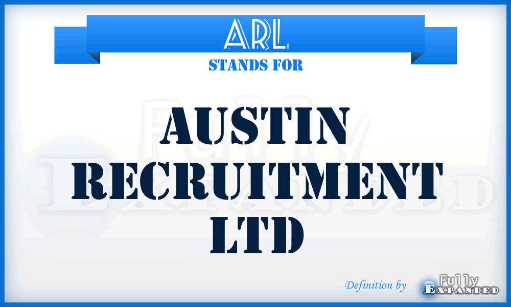 ARL - Austin Recruitment Ltd