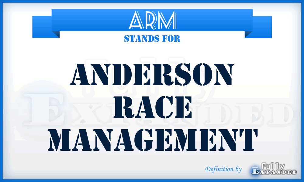 ARM - Anderson Race Management