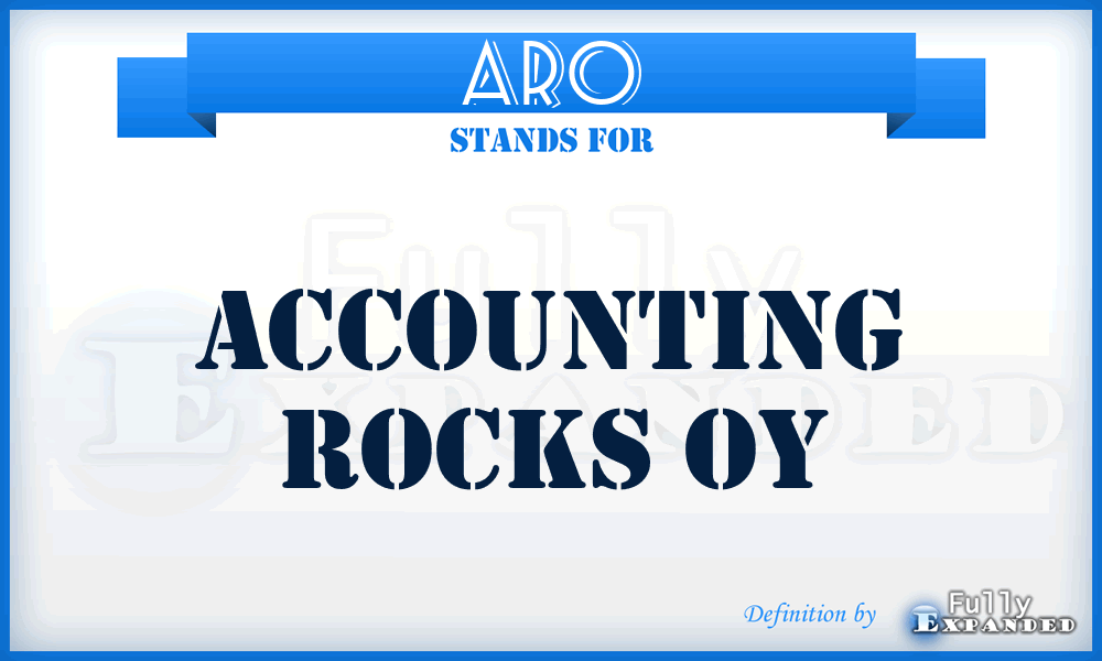 ARO - Accounting Rocks Oy