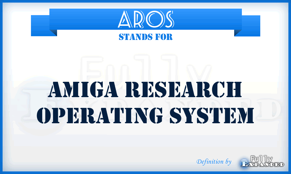 AROS - Amiga Research Operating System
