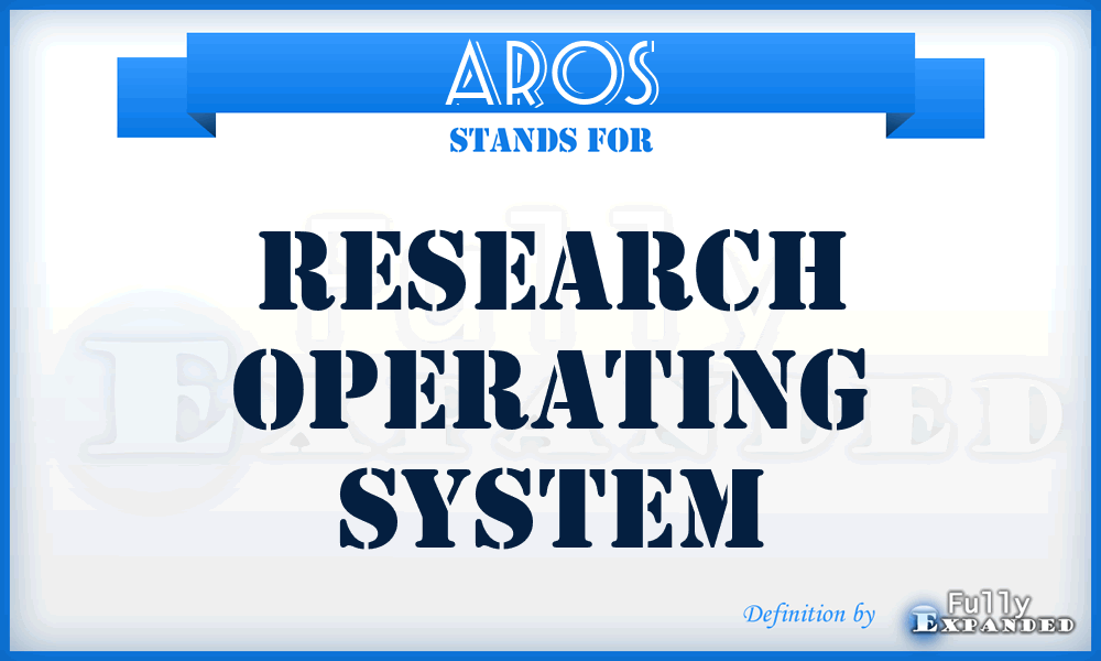 AROS - Research Operating System