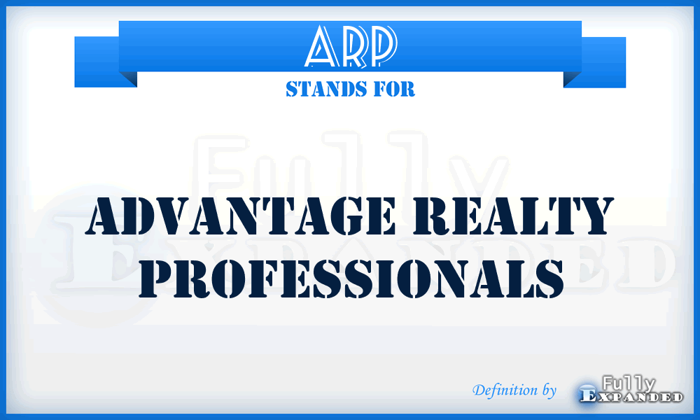 ARP - Advantage Realty Professionals