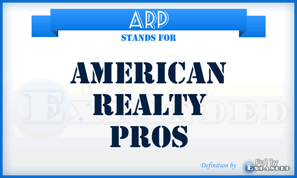 ARP - American Realty Pros