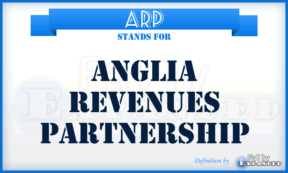 ARP - Anglia Revenues Partnership