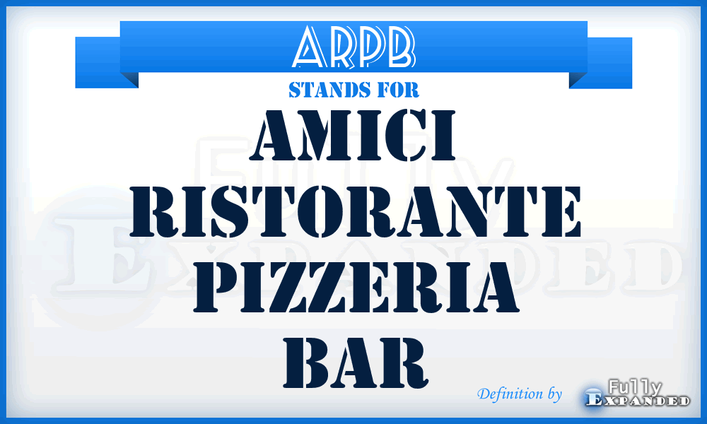 ARPB - Amici Ristorante Pizzeria Bar