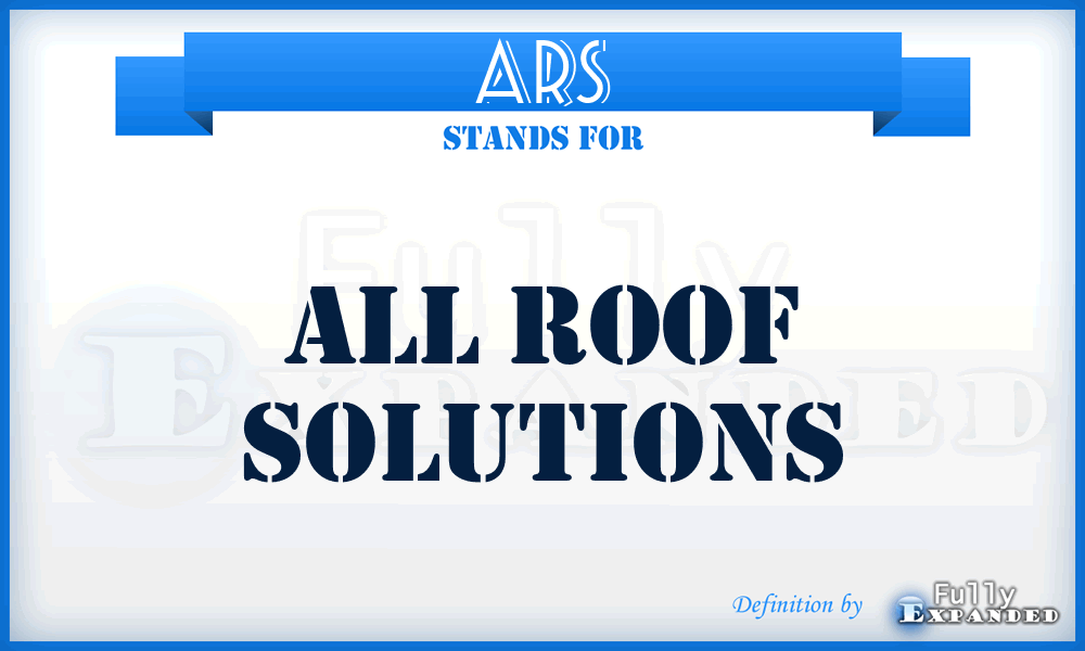 ARS - All Roof Solutions