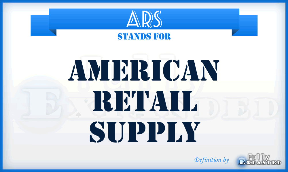 ARS - American Retail Supply