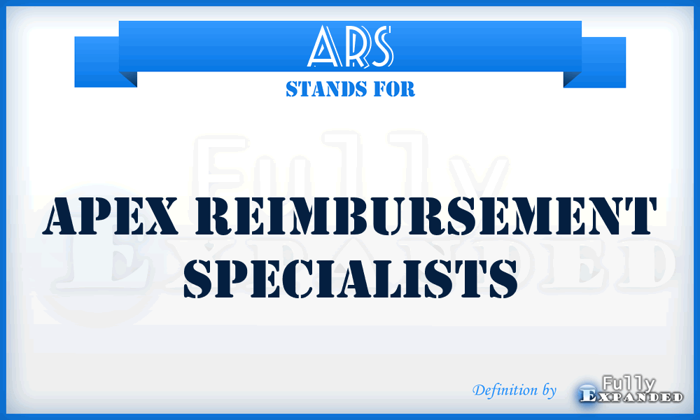 ARS - Apex Reimbursement Specialists