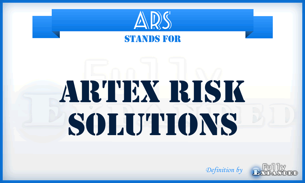 ARS - Artex Risk Solutions