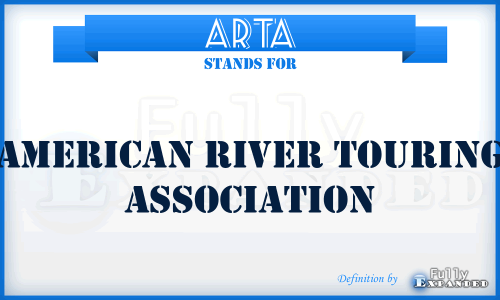 ARTA - American River Touring Association