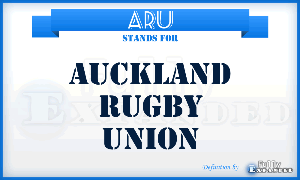 ARU - Auckland Rugby Union