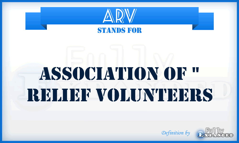 ARV - Association of 