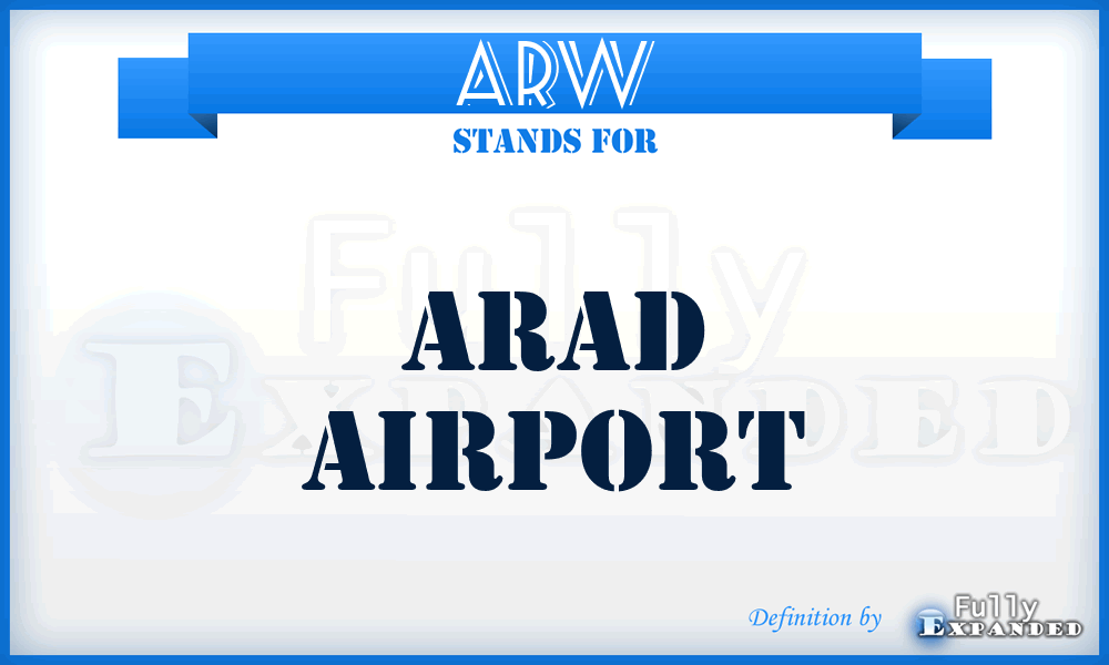 ARW - Arad airport