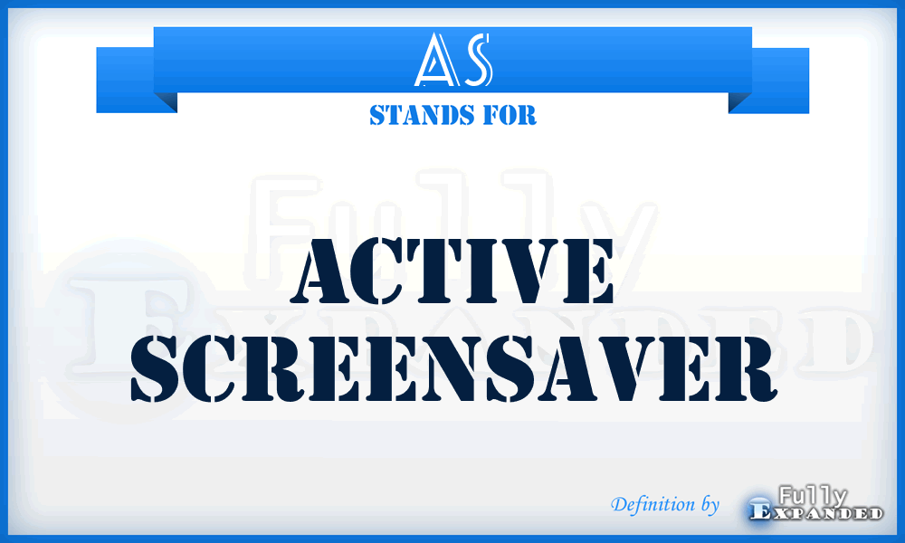 AS - Active Screensaver