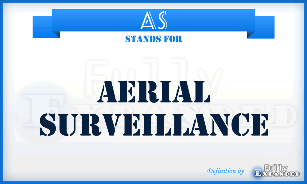 AS - Aerial Surveillance