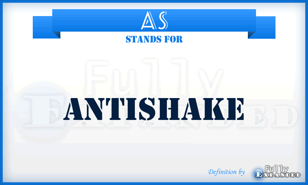 AS - AntiShake