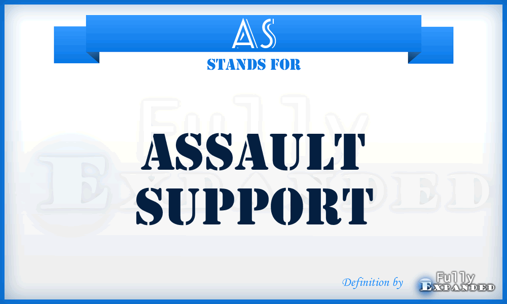 AS - Assault Support