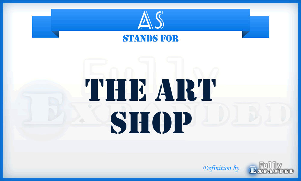 AS - The Art Shop
