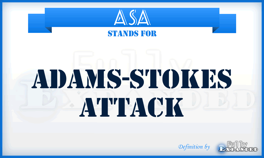 ASA - Adams-Stokes attack