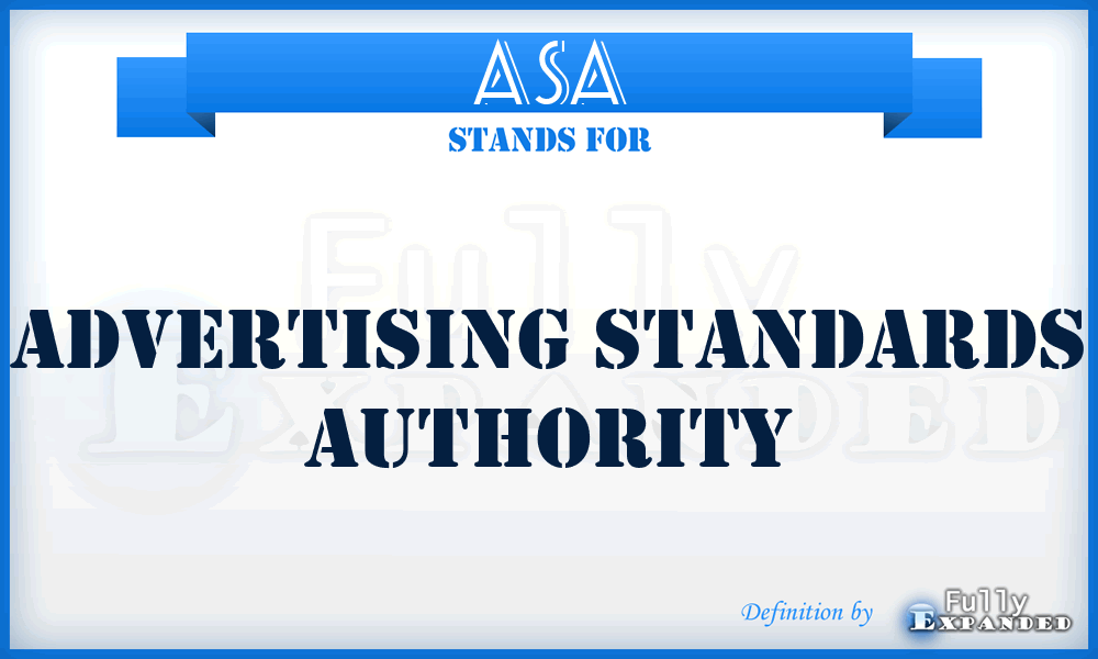 ASA - Advertising Standards Authority