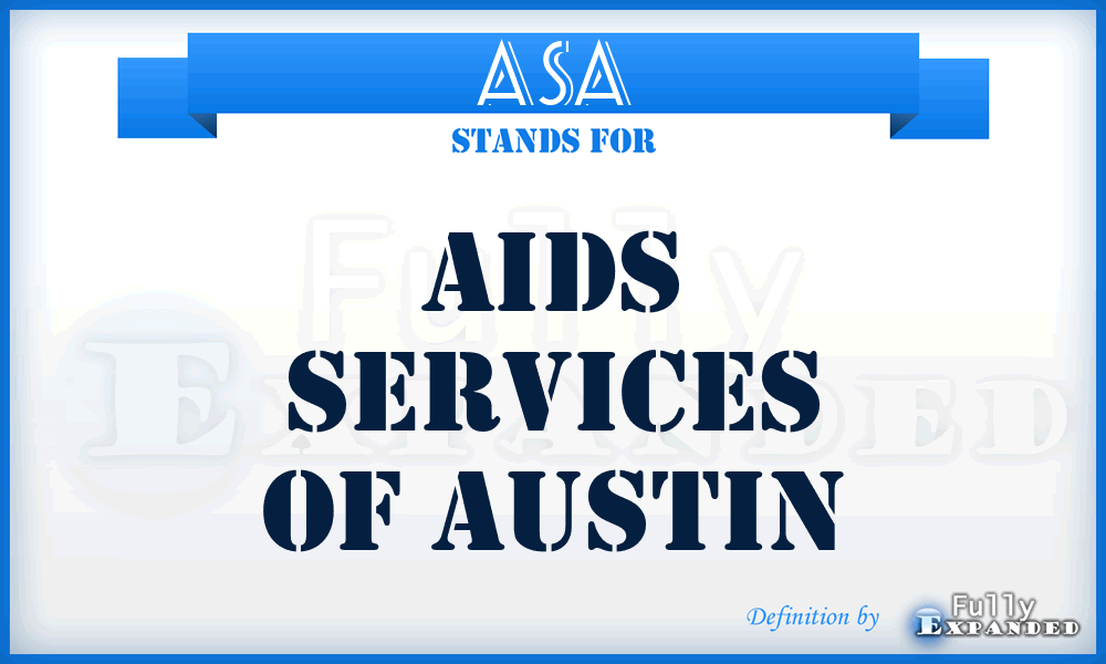 ASA - Aids Services of Austin