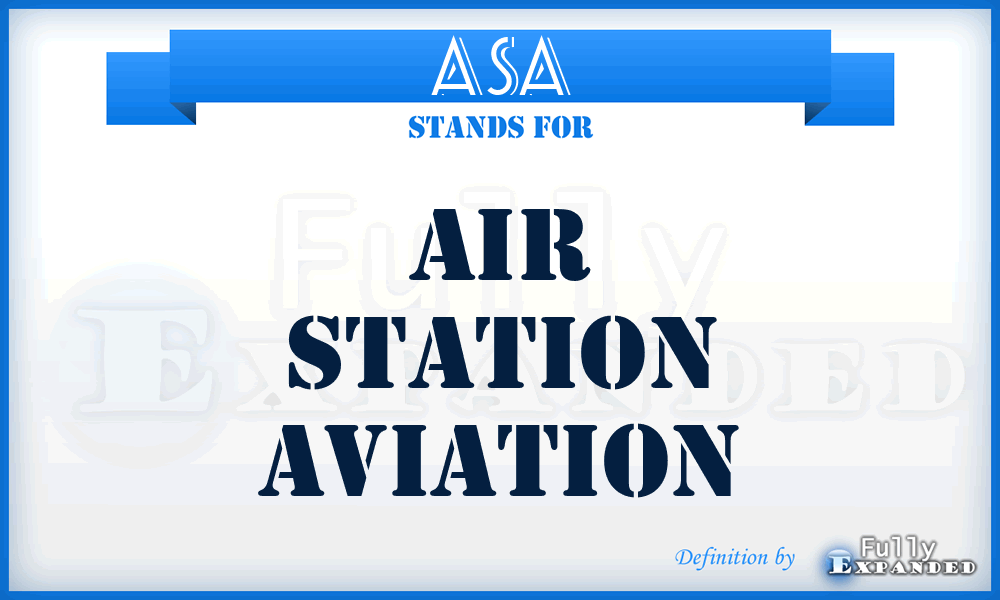 ASA - Air Station Aviation