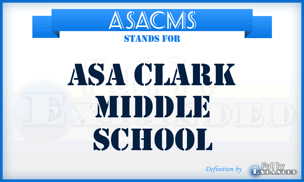 ASACMS - ASA Clark Middle School