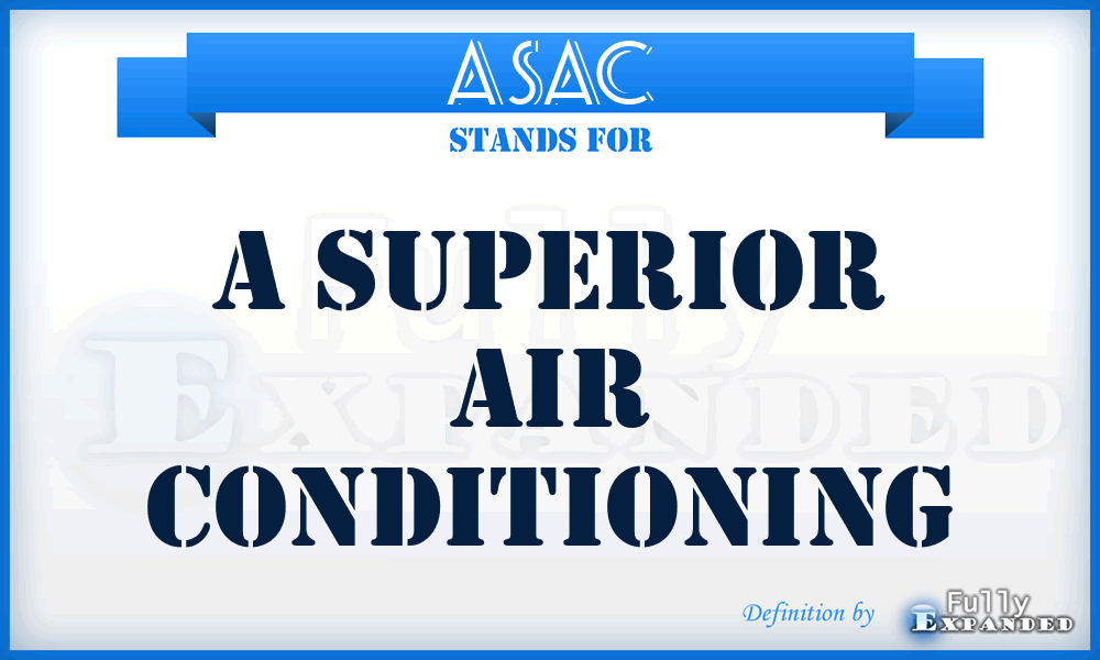 ASAC - A Superior Air Conditioning